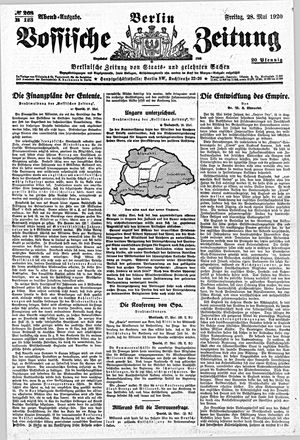Vossische Zeitung vom 28.05.1920