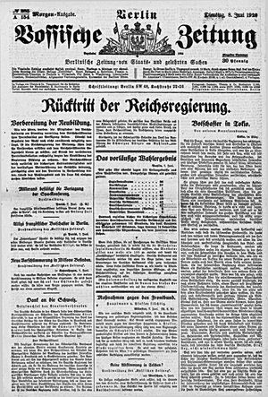 Vossische Zeitung on Jun 8, 1920