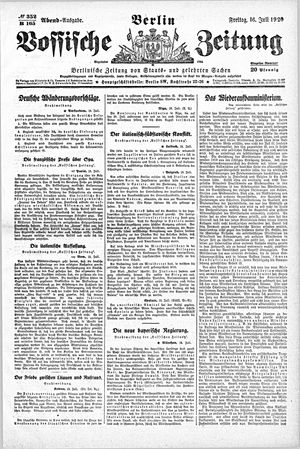 Vossische Zeitung on Jul 16, 1920