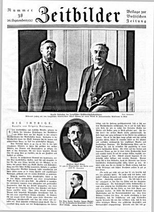 Vossische Zeitung on Sep 26, 1920