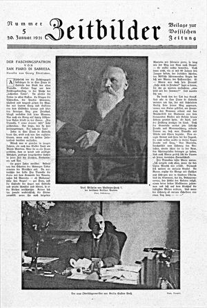 Vossische Zeitung vom 30.01.1921