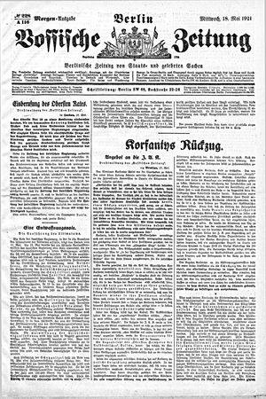 Vossische Zeitung on May 18, 1921