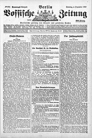 Vossische Zeitung vom 04.12.1921