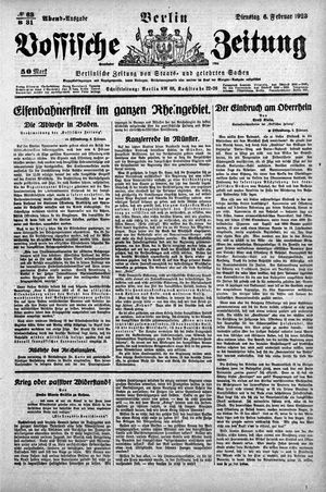 Vossische Zeitung vom 06.02.1923