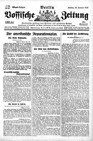 Vossische Zeitung vom 23.02.1923