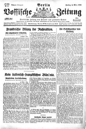 Vossische Zeitung vom 02.03.1923