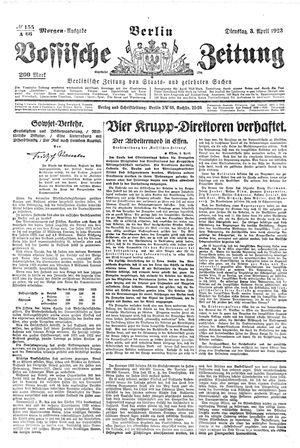 Vossische Zeitung vom 03.04.1923