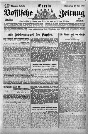 Vossische Zeitung vom 28.06.1923