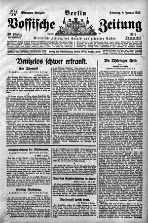 Vossische Zeitung vom 08.01.1924