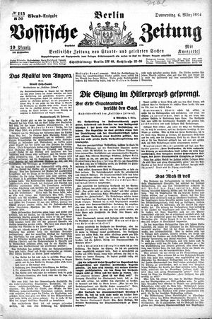 Vossische Zeitung on Mar 6, 1924