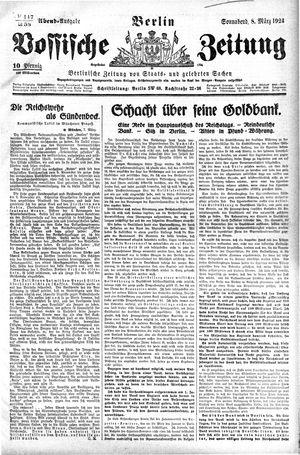 Vossische Zeitung vom 08.03.1924