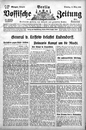 Vossische Zeitung vom 11.03.1924