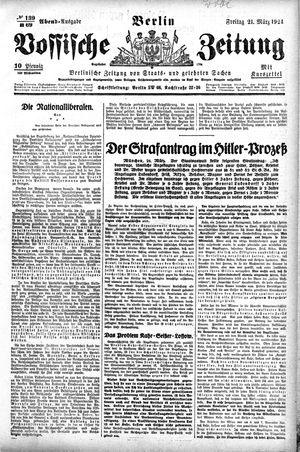 Vossische Zeitung on Mar 21, 1924