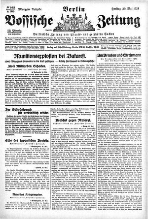 Vossische Zeitung vom 30.05.1924