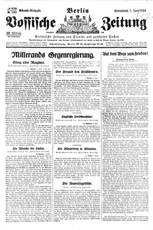 Vossische Zeitung vom 07.06.1924