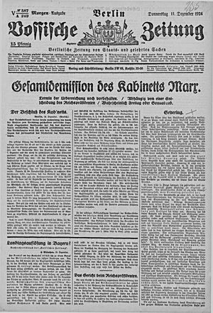Vossische Zeitung vom 11.12.1924