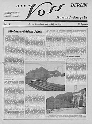 Vossische Zeitung vom 14.02.1925