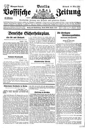Vossische Zeitung vom 18.03.1925