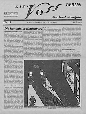 Vossische Zeitung vom 11.04.1925