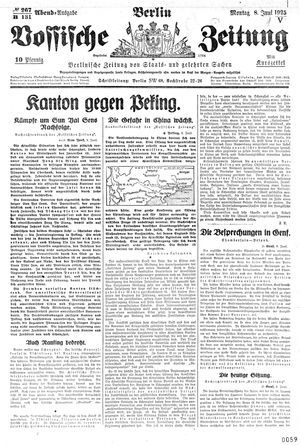Vossische Zeitung vom 08.06.1925