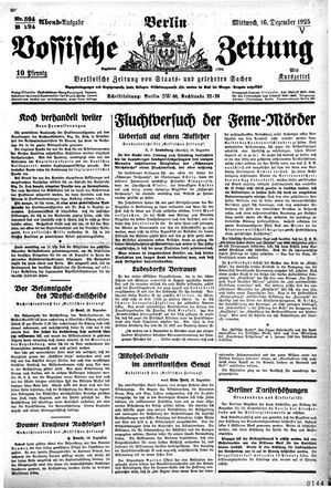 Vossische Zeitung on Dec 16, 1925