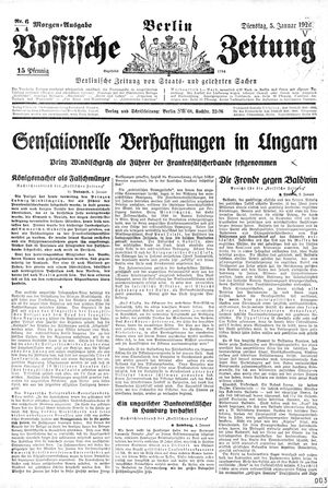 Vossische Zeitung vom 05.01.1926