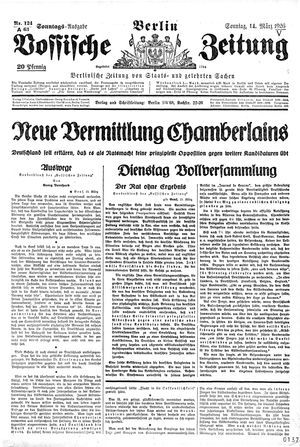 Vossische Zeitung on Mar 14, 1926