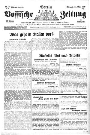 Vossische Zeitung on Mar 31, 1926