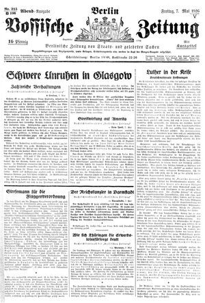 Vossische Zeitung vom 07.05.1926
