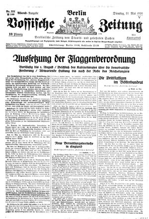 Vossische Zeitung vom 11.05.1926