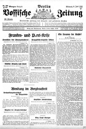 Vossische Zeitung vom 09.06.1926