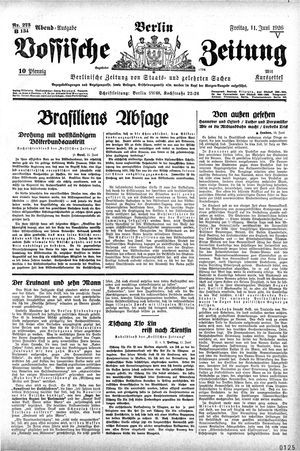 Vossische Zeitung vom 11.06.1926