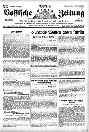 Vossische Zeitung vom 17.06.1926