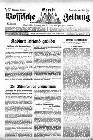 Vossische Zeitung vom 24.06.1926