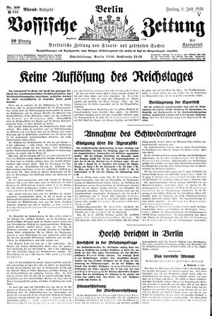 Vossische Zeitung vom 02.07.1926