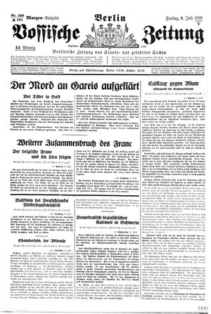 Vossische Zeitung vom 09.07.1926