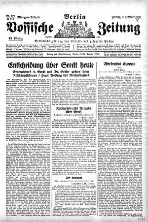 Vossische Zeitung vom 08.10.1926