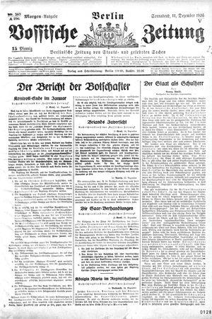 Vossische Zeitung vom 11.12.1926