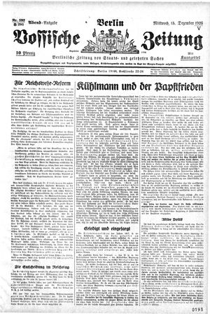 Vossische Zeitung vom 15.12.1926