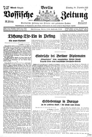Vossische Zeitung vom 28.12.1926