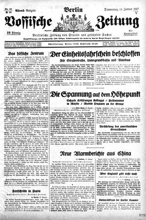 Vossische Zeitung vom 13.01.1927