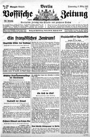 Vossische Zeitung vom 17.03.1927