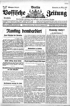 Vossische Zeitung vom 26.03.1927