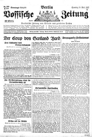 Vossische Zeitung vom 15.05.1927