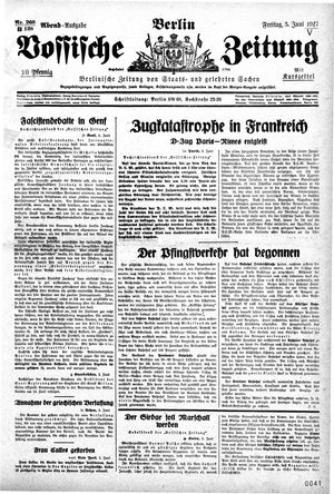 Vossische Zeitung vom 03.06.1927