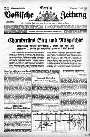 Vossische Zeitung vom 07.06.1927