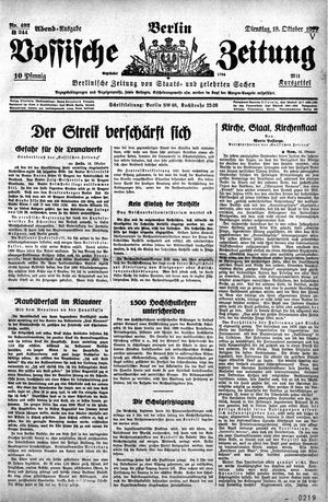 Vossische Zeitung vom 18.10.1927