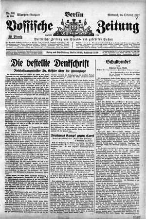 Vossische Zeitung on Oct 26, 1927