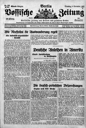 Vossische Zeitung on Nov 8, 1927