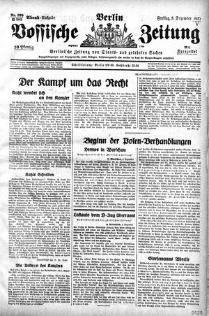 Vossische Zeitung vom 02.12.1927